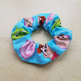 Toy character scrunchie and knotbands