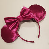 Velvet Minnie ears