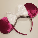 Velvet Minnie ears