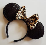 Animal print Minnie ears