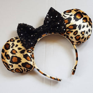 Animal print Minnie ears