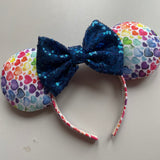 Pride rainbow love ears - choice of bow