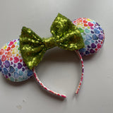 Pride rainbow love ears - choice of bow