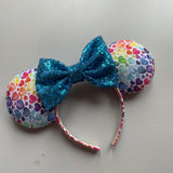 Pride rainbow love ears - choice of bow